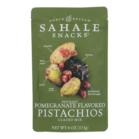 Sahale Snacks Pomegranate Flavored Pistachio Mix, 4 oz - Case of 6