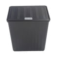 thumbnail image 2 of Bote de basura para asiento trasero para automóvil Bote de basura para automóvil Fácil de instalar Negro con tapa Durable, 2 of 7