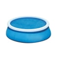 thumbnail image 3 of HLONK Couverture de Piscine pour Piscines Rondes de 8 Pieds Couverture de Piscine Ronde pour Piscines hors Sol Protecteur de Sécurité Hiver Protection Bleue Piscine hors Sol, 3 of 7