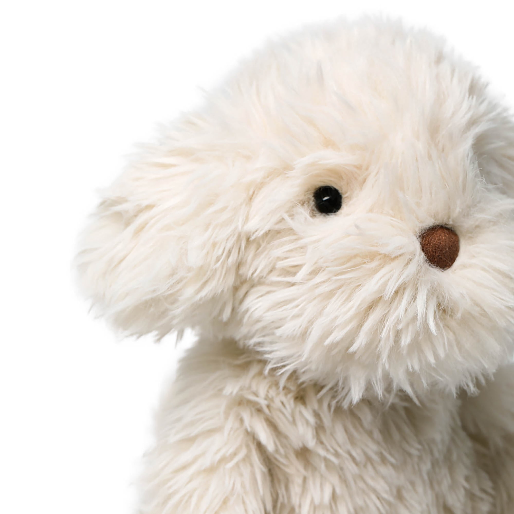 McHugs: Cute Pet Series - Ham Sheepdog - 9.8" White Stuffed Animal Plush, Soft Weighted Cuddle Toy, Cozy Comfort Play-Nap Companion, Baby-Toddler-Kids