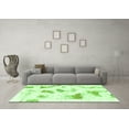 thumbnail image 3 of Ahgly Company Indoor Square Abstract Green Modern Area Rugs, 7' Square, 3 of 4