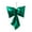 Green, variant on Christmas Bow Decoration 11.81x13.78in, Oversized Velvet Tree Ornament for Wedding Backdrop Gift Wrapping, Wrinkle-Resistant Holiday Decor(Beige)