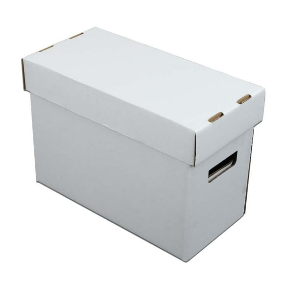 PIT66 10Pcs Comic Books Storage Boxes Short Holds 150-175 Stackable Durable Archive