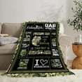 thumbnail image 2 of Fishing Blanket Super Soft Warm Fluffy Flannel Fishing Lovers Throw Blanket Cozy Fuzzy Plush Bedding Fishing Gifts for Men Boys Teens Adults Couch Sofa 80"x60", 2 of 6