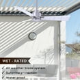 thumbnail image 2 of Matthews Fan Company AK-BN-MWH-56 Alessandra 56” Brushed Nickel Ceiling Fan with 3 Matte White Blades, Remote Control, Indoor/Outdoor Wet Rated, 2 of 6