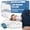 With Extra Pillowcase (White), variant on Lunderg Parkin CPAP Pillow for Side & Back Sleepers - The Only Down Alternative with Adjustable Filling & 100% Cotton Case - Reduce Air Leaks & Mask Pressure for Better Sleep - Works with ALL Masks