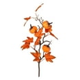 thumbnail image 2 of Huayishang Storage Rack Autumn Thanksgiving Cuttings Simulation Pumpkin Maple Leafs Home Table Decorations Eucalyptuss Maple Leaf Props, Kitchen Essentials Clearance Sale, 2 of 8