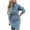Blue, variant on gakvbuo Summer Dresses for Women 2023 Plus Size Dress for Women Sundresses Women'S Summer Denim Lapel Long Sleeve Breasted Belt Slim Dress