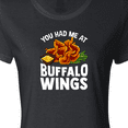 thumbnail image 4 of Inktastic Buffalo Wings Game Day Snack Women's T-Shirt, 4 of 5