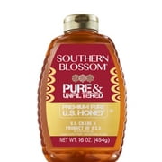 Southern Blossom Pure & Unfiltered Honey Product of USA. Grade A, Premium,16oz