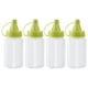 thumbnail image 2 of Botellas de condimento PP de grado alimentario - Paquetes de 4 tarros transparentes para cocina para barbacoa, acampada y preparación de almuerzos, 2 of 2