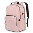 thumbnail image 1 of Mochila MATEIN para portátil de 17 pulgadas rosa resistente al agua para mujer, 1 of 9