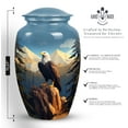 thumbnail image 2 of Eagle In Mountains Large Urn For Adults Ashes Female & Male - Memorial Urn For Adult Ash - Burial Cremation Urns For Human Ashes Women - Funeral Remains, 2 of 5