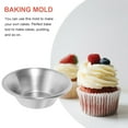 thumbnail image 4 of GOOHOCHY 4 piezas de acero inoxidable moldes para tarta de huevo tartaleta de muffin para tarta para hornear utensilios para hornear, 4 of 7