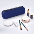 thumbnail image 2 of Disketp Navy Blue Estuche Organizador de Lápices de Cuero, Estuche de Oficina con Cremallera para Bolígrafo y Lápiz, 2 of 6