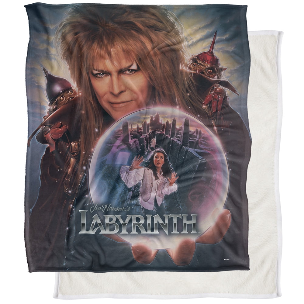 Labyrinth Blanket, 50"x60", Trapped in The Glass, Silky Touch Sherpa
