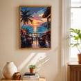 thumbnail image 3 of Mosaflare Ocean View Paint by Numbers Kit for Adults and Beginners,DIY Craft Art 16"x20" Canvas, 3 of 7