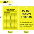 thumbnail image 2 of 50 Pcs Étiquettes d'Inspection Mensuelles pour Extincteur Enregistrement 4 Ans Étiquettes de Maintenance Recharge et Enregistrement d'Inspection Jaune pour Extincteurs Intérieurs Extérieurs, 2 of 7