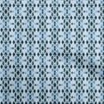 thumbnail image 1 of oneOone Velvet Baby Blue Fabric Geometric Quilting Supplies Print Sewing Fabric By The Yard 58 Inch Wide, 1 of 5