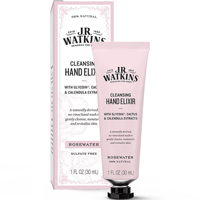 J.R. Watkins Cleansing Hand Elixir - Rosewater 1 fl oz Liq