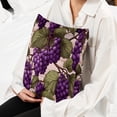 thumbnail image 6 of Grape Luxurious Velvet Decorative Throw Pillow Covers - Set of 2, Unique Patterns, 16x16, 18x18, 20x20 Inches for Home Decor & Gifts, 6 of 6