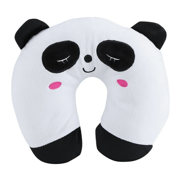 Delaman Nackenhörnchen Children Travel Pillow Neck Pillow Children, Supported His Head, Neck Baby Neck Support Pillow Great for Travel Car Airplane Train (Design : Panda)