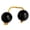 Black, variant on WINDLAND Aslatuas Rhythmic Balls Sets Music Egg Shaker Rattle Double Gourd Drum Balls Set
