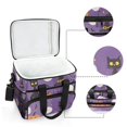 thumbnail image 6 of FORMRS Insulated Cooler Bag 24 Cans Capacity Soft Leakproof Lunch Box with Side Pockets, Halloween Black Cat, 6 of 7