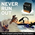 thumbnail image 6 of Chrome Battery YB14A-A2 (14A-A2 12 Volt,14 Ah, 190 CCA) High Performance Power Sports Battery, 6 of 8