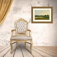 thumbnail image 3 of Jean Ferdinand Monchablon 24x19 Gold Ornate Framed and Double Matted Museum Art Print Titled - Oeuvre Xi. (Summer Landscape) (1887), 3 of 4