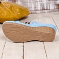 thumbnail image 5 of Fashion Plus Size Orthopedic Sandals for Womens Casual Spring Versatile Beach Wedge Heel Shoes Color Fish Mouth Open-Toe Thick-Soled Slippers, 5 of 9