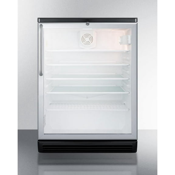 Summit SCR600BGLBITB Built-In Undercounter Beverage Center