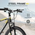 thumbnail image 5 of CLEARANCE! Elecony 26 Inch Mountain Bike, Shimano 21 Speeds with Mechanical Disc Brakes, High-Carbon Steel Frame, Suspension MTB Bikes Mountain Bicycle for Adult & Teenagers, 5 of 8