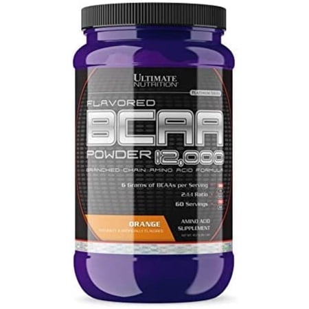 Ultimate Nutrition Flavored BCAA Powder 12000 Branched Amino Acid Supplement,60
