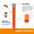 thumbnail image 2 of Dry Diamond Drill Bits 2pcs 5/16" with Hex Shank for Granite Marble Porcelain Tile Ceramic, 2 of 2