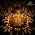 thumbnail image 3 of Kingsyard Solar Powered Multi-Bird Lantern Feeder, Bronze, 3 of 10