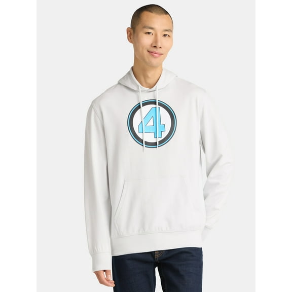Fantastic Four Men's and Big Men's French Terry Graphic Hoodie, Sizes XS-3XL