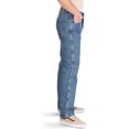 thumbnail image 2 of Wrangler Authentics Men's Classic 5-Pocket Regular Fit Cotton Jean 34W x 32L Stonewash Mid, 2 of 6