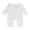 White, variant on Miaouyo Infant Baby Girl Boy Spring Fall Romper 0 3 6 12 18 Months Long Sleeve Doll Collar Snap Closure Jumpsuit