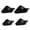 Black, variant on Clipper Guards Set 16 14 12 10 Compatible with Most Wahl Clippers, Clipper Guides Replacement - 1.25" to 2", 4 Piece Set, Black Color