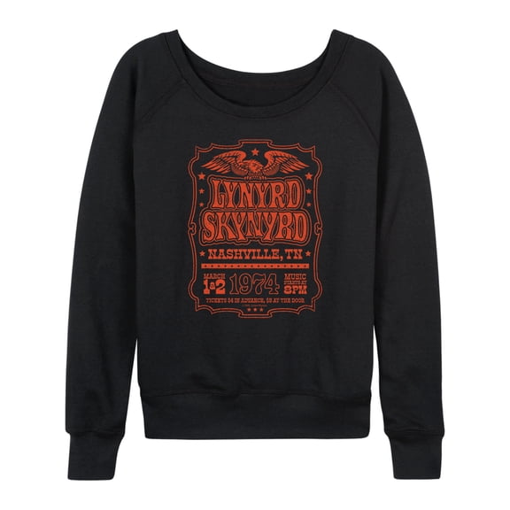 Lynyrd Skynyrd - Nashville - Women's French Terry Long Sleeve Pullover