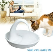 Lomubue Automatic Pets Electric Water Fountain Drinking Dispenser Feeder Set for Cats #01