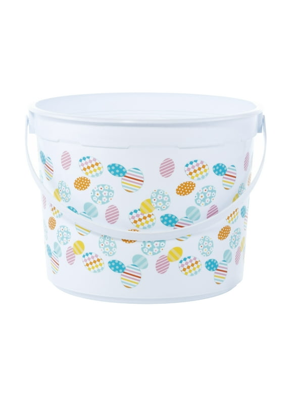 Easter 5-Quart Plastic Easter Bucket, Egg, White, Way To Celebrate