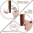 thumbnail image 4 of Protectores de patas de sillas para pisos de madera dura Fundas de patas de sillas Protectores de patas de sillas transparentes Paquete de 20 Tapas de patas de muebles de silicona Ormromra 221110-3, 4 of 7