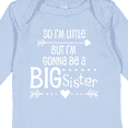 thumbnail image 4 of Inktastic So I'm Little, but I'm Gonna Be a Big Sister Girls Long Sleeve Baby Bodysuit, 4 of 5