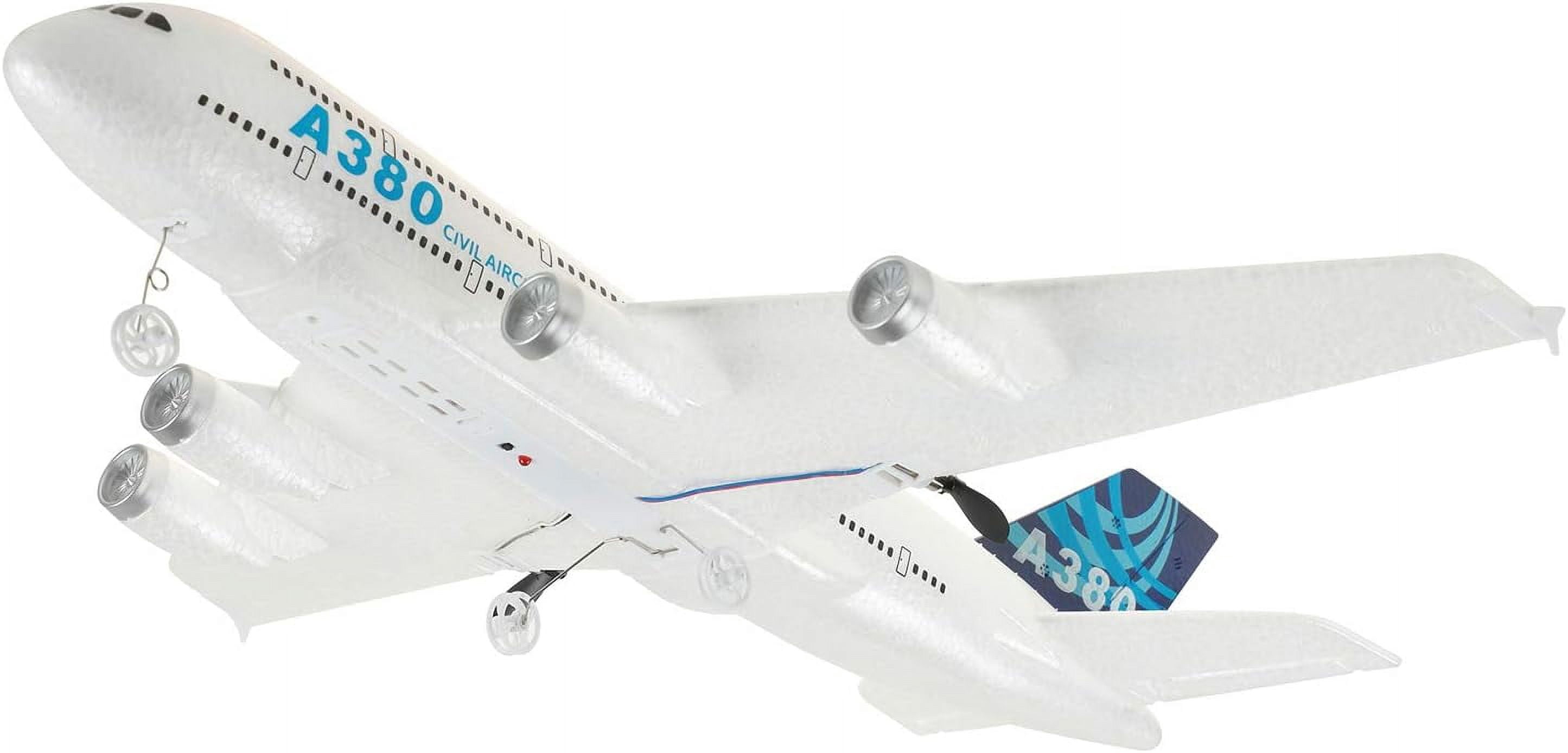 Remote Control RC Airplane Ready to Fly for Beginners, 2.4GHz 2-Channel RC Plane with 6-Axis Gyro, Rechargeable Foam RC Aircraft for Kids and Teens
