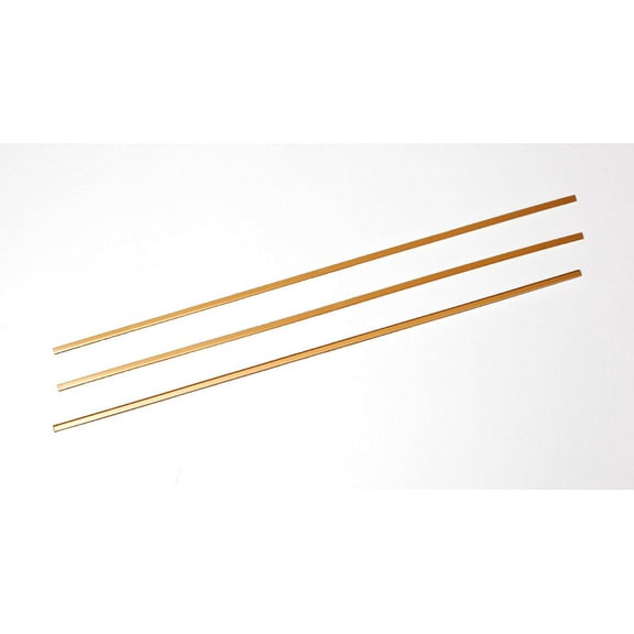 Orfit Strips, 18" x 1/5" x 1/12", Gold, thin, 10 pcs