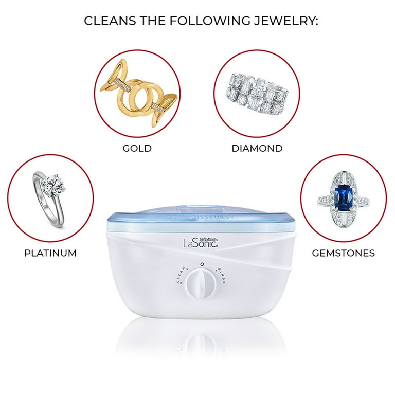 Free Shipping! Connoisseurs SafeWave Dual-Tank Sonic Jewelry