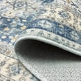 thumbnail image 6 of ARJINCUTE Boho Vintage Distressed Long Runner Rug Blue 2'x10', Soft Machine Washable Foldable Non-Slip Carpet for Hallway Kitchen Entryway Living Room Bedroom, 6 of 9