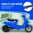 thumbnail image 6 of Huisuilinss Kids Ride On Motorcycle,24V 350W Electric Motorcycle,Electric Scooter Max Up To 14MPH,Ride On Moped With Rear Brake,Twist Grip Throttle & LED Light,Ride On Toys For Kids/Teens 8-12, 6 of 7